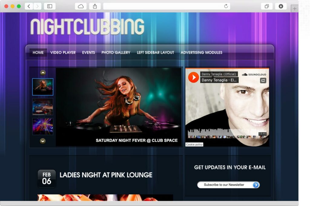 night clubbing - Best WordPress Themes for Nightclubs
