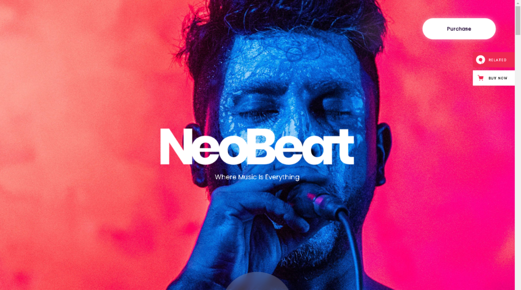 neobeat - best WordPress themes for nightclubs