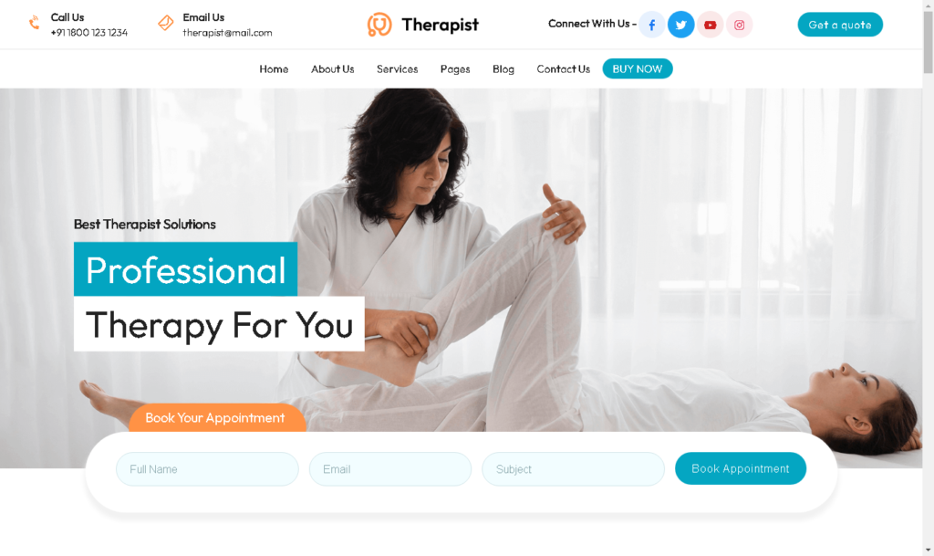 the best WordPress themes for chiropractors - chiropractor therapy