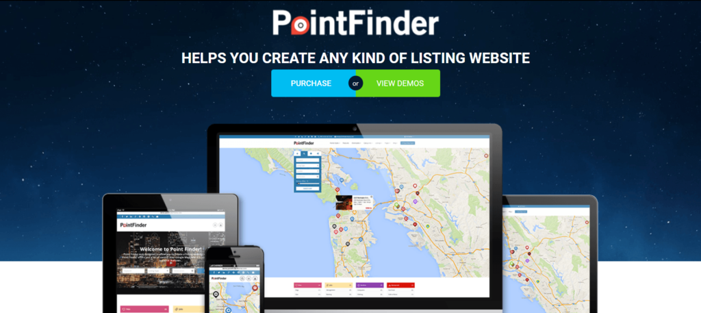Best WordPress Business Directory Themes -PointFinder   
