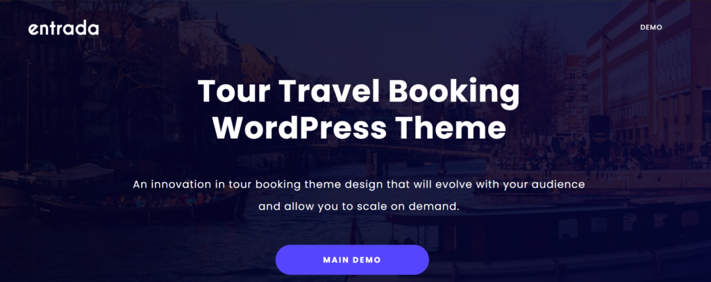 Best WordPress Travel Agency Themes - Entrada
