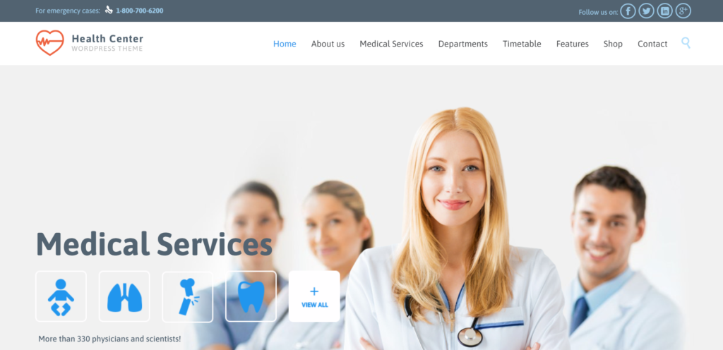 Best WordPress Medical and Health Themes - Healthcare