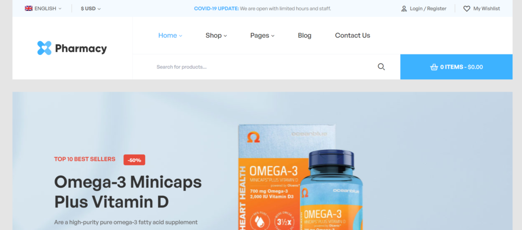 Best WordPress Medical and Health Themes - Pharmacy Theme
