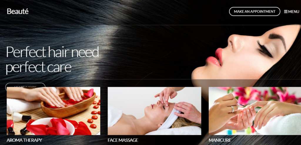 Best Beauty Parlour, Spa & Hair Salon Themes for WordPress - Beauté
